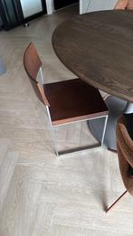 Eetkamerstoel, Huis en Inrichting, Ophalen, Bruin, Zo goed als nieuw, Vijf, Zes of meer stoelen