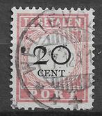 ned indie P18 stempel WELTEVREDEN cw 0.30, Postzegels en Munten, Postzegels | Nederlands-Indië en Nieuw-Guinea, Verzenden, Gestempeld
