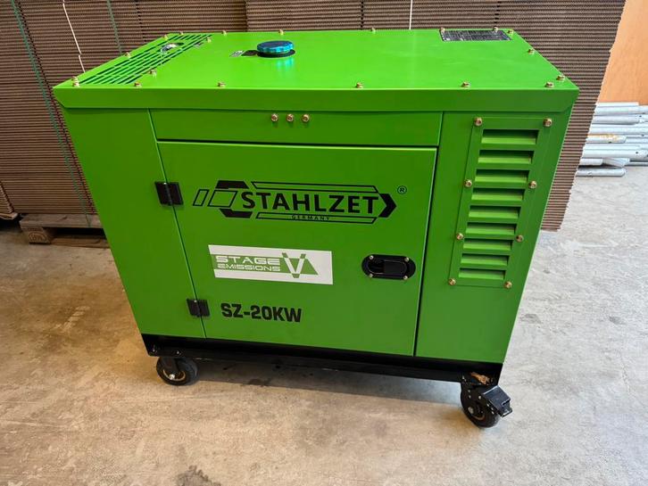 Stahlzet 20 kva noodstroom aggregaat (NIEUW), Doe-het-zelf en Verbouw, Aggregaten, Nieuw, Dieselolie, Ophalen