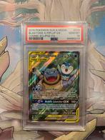 Blastoise & Piplup GX, Pokemon: Cosmic Eclipse PSA10, Ophalen of Verzenden, Nieuw, Losse kaart, Foil