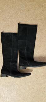 Suede leren laars zwart maat 38 merk Dick Boons, Hoge laarzen, Zwart, Ophalen of Verzenden, Dick Boons
