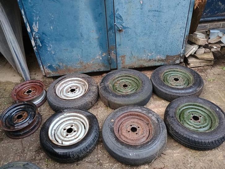 Opel Rekord C 4x100 13" Kadett Manta Corsa Ascona velgen, Auto-onderdelen, Remmen en Aandrijving, Opel, Gebruikt, Ophalen of Verzenden