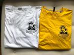 twee T-shirts Tupac geel en wit, maat XL, nieuw, Kleding | Heren, T-shirts, Ophalen of Verzenden, Nieuw, Maat 56/58 (XL), Geel