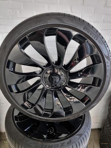 Orig. 21" Tesla Model Y Uberturbine velgen, 6,5 mm Pirelli z beschikbaar voor biedingen