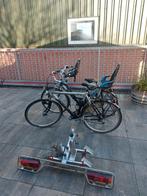Damesfiets, herenfiets, fietsendrager & kinderzitjes, Ophalen, Gebruikt, RIH