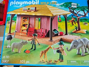 Playmobil nieuwe doos compleet- Safari hut 5907 beschikbaar voor biedingen
