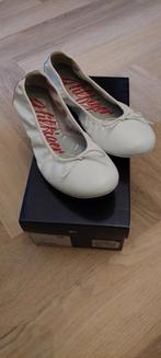 Tommy hilfiger ballerina's wit leer 1x gedragen, Ophalen of Verzenden, Wit, Zo goed als nieuw, Ballerina's