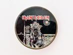 vintage Iron Maiden speldje button, Verzenden, Gebruikt, Overige onderwerpen, Speldje of Pin