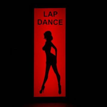 Vintage lichtbak Soho Londen Lapdance  beschikbaar voor biedingen