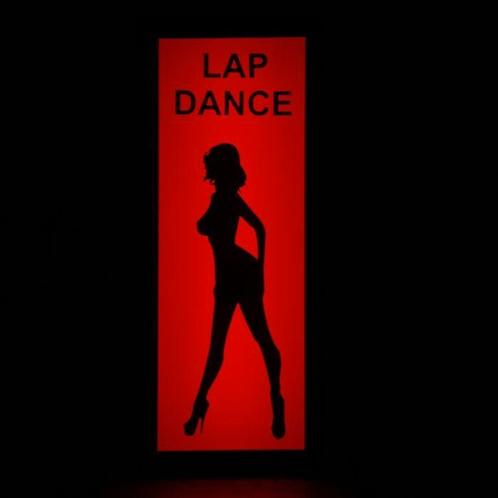 Vintage lichtbak Soho Londen Lapdance, Antiek en Kunst, Curiosa en Brocante, Ophalen of Verzenden