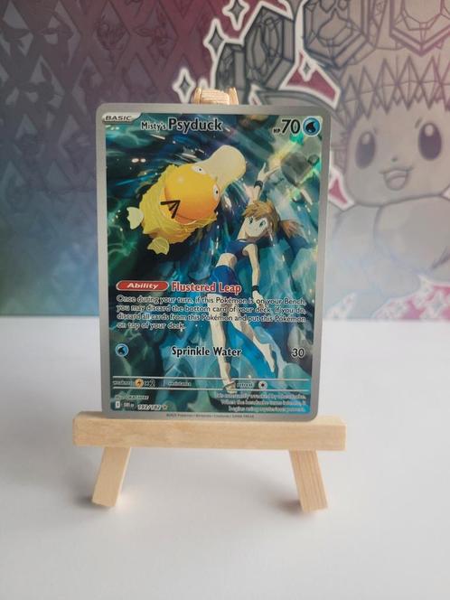 Misty's Psyduck #193/182 Pokémon Destined Rivals, Hobby en Vrije tijd, Verzamelkaartspellen | Pokémon, Nieuw, Losse kaart, Foil