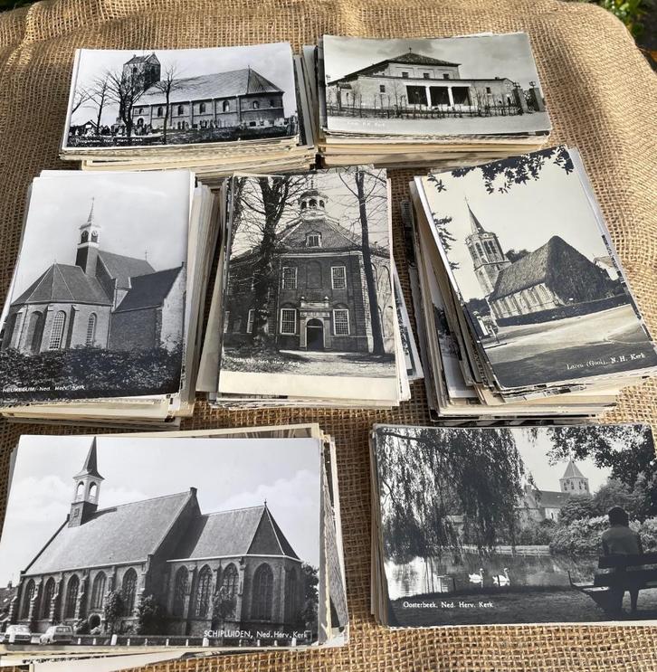 collectie van 651 Nederlandse kerk-ansichtkaarten., Verzamelen, Ansichtkaarten | Nederland, Ophalen of Verzenden