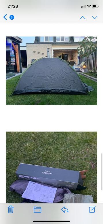 Festival tent 1/2 personen beschikbaar voor biedingen