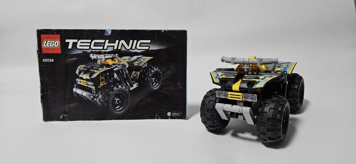 LEGO Technic 42034 Quad Motor (Compleet), Verzamelen, Speelgoed, Gebruikt, Ophalen of Verzenden