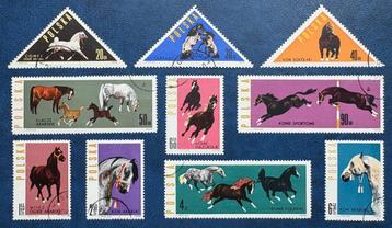 1963 POLEN paarden Michel 1447-1456 gestempeld beschikbaar voor biedingen
