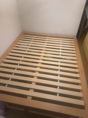Houten bedframe van eiken hout