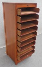 Vintage rolluikkast archiefkast muziekkast ladekast, Ophalen of Verzenden