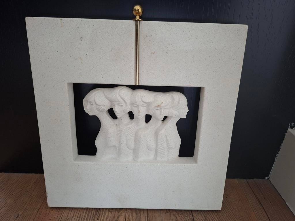 Mooi stenen kunstwerk (geen marmer), Ophalen of Verzenden