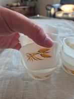 Jaren 50 kommetjes met boerengraan op 7 stuks, Antiek en Kunst, Ophalen of Verzenden