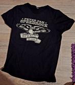 Super RARE!!!Tshirt Peter Pan Speedrock Dames Maat M/PPSR, Maat 38/40 (M), Zwart, Ophalen of Verzenden, Zo goed als nieuw