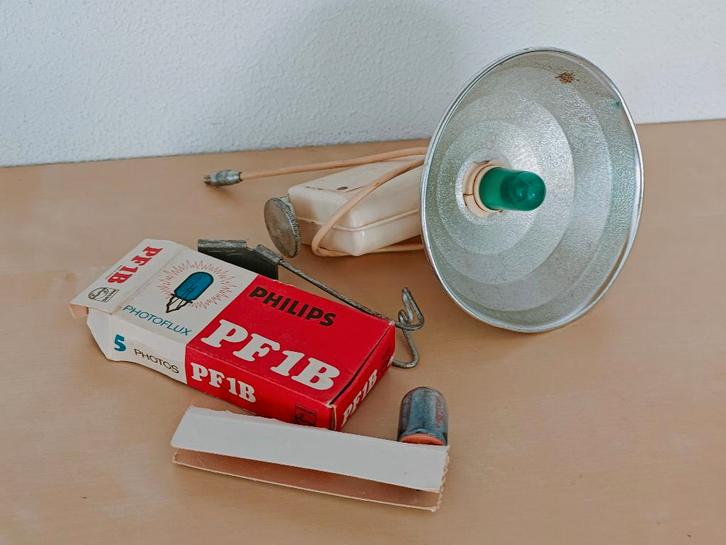 Cosi flitser met afneembare kap voor pf1b lampjes, Antiek en Kunst, Curiosa en Brocante, Ophalen of Verzenden