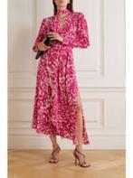 Isabel Marant dress, Maat 38/40 (M), Onder de knie, Roze, Zo goed als nieuw