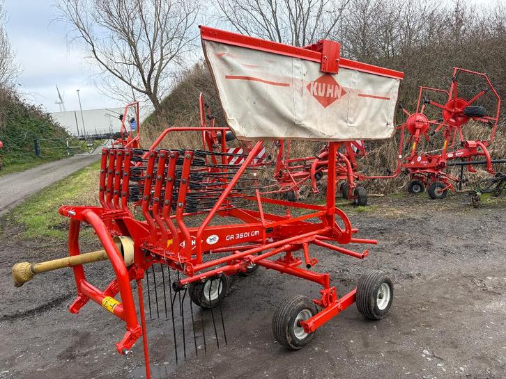 Kuhn GA 3501 hark met tandem, Zakelijke goederen, Agrarisch | Werktuigen, Akkerbouw, Veehouderij, Overige, Weidebouw, Ophalen