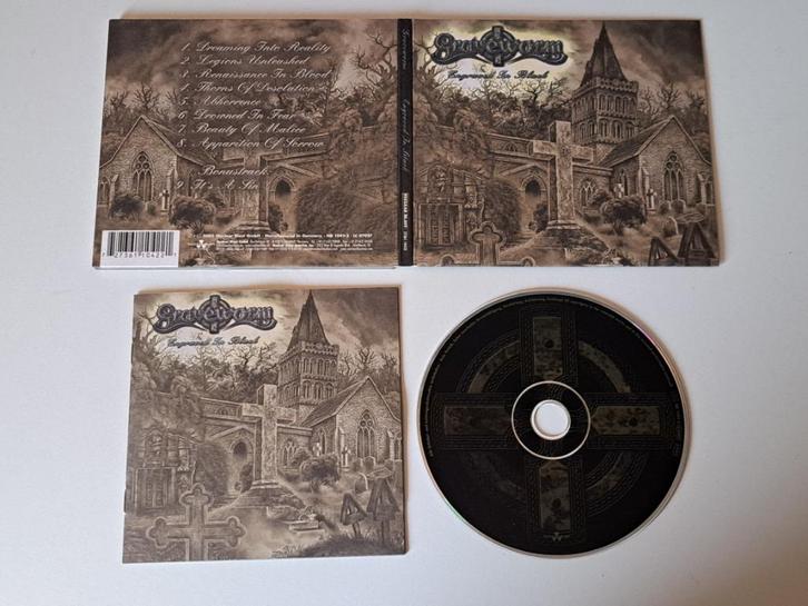 CD Graveworm – Engraved In Black DIGIPAK, Cd's en Dvd's, Cd's | Hardrock en Metal, Zo goed als nieuw, Ophalen of Verzenden