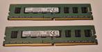 2x 4GB DDR4 Samsung geheugen, Gebruikt, DDR4, Ophalen of Verzenden, Desktop