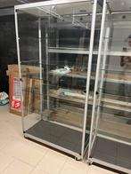 Glazen vitrine kast, Ophalen, 50 tot 100 cm, 150 tot 200 cm, 25 tot 50 cm