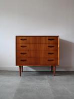Vintage Deense ladekast in teak door Ølholm Møbelfabrik, Huis en Inrichting, Kasten | Ladekasten, Ophalen, 50 tot 100 cm, Zo goed als nieuw