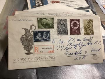 No5828 aangetekend Amsterdam E51 gelopen USA Heb ook beschikbaar voor biedingen