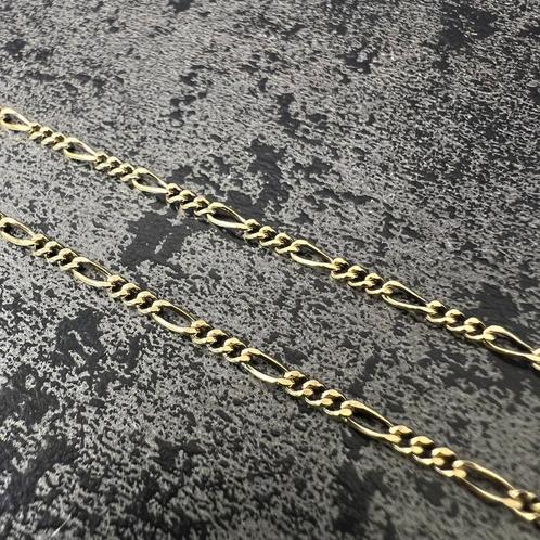 14k gouden ketting figaro massief, Sieraden, Tassen en Uiterlijk, Kettingen, Ophalen of Verzenden