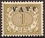 Ned-Indie NVPH nr 64f postfris Opdruk Java Kopstaand 1908, Nederlands-Indië, Verzenden, Postfris