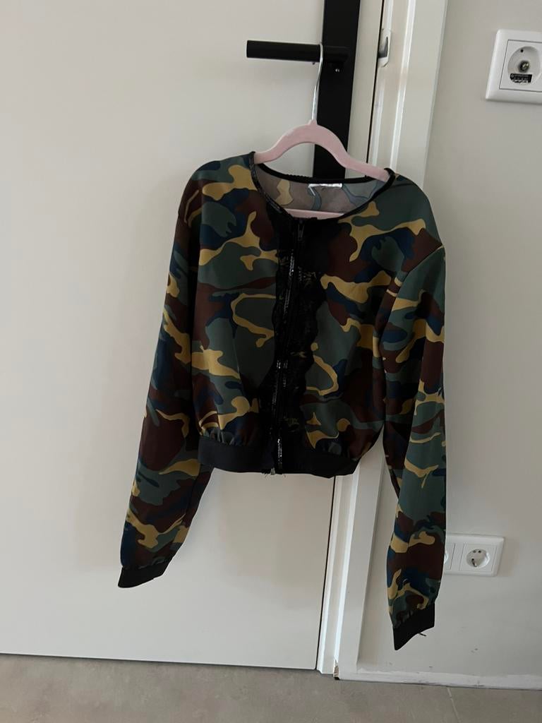 Leger jasje en rokje, Ophalen of Verzenden, Zo goed als nieuw, 146 t/m 152, Meisje