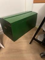 Grote groene dekenkist / opbergkist - Bunschoten, Huis en Inrichting, Woonaccessoires | Kisten, Ophalen, Gebruikt, 100 tot 150 cm
