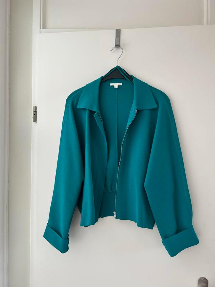COS Teal Vestje - Maat M - Nieuw!, Kleding | Dames, Jasjes, Kostuums en Pakken, Nieuw, Jasje, Maat 38/40 (M), Groen, Ophalen of Verzenden