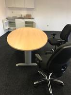 bureautafel/ vergadertafel ovaal ca. 220 x 110 cm, Huis en Inrichting, Bureaus, Ophalen, Gebruikt, Bureau