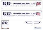 Vrachtauto decal 1:50 Geoff Gilbert International (trailer), Nieuw, Overige merken, Bus of Vrachtwagen, Verzenden