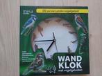 Wandklok met vogelgeluiden, Huis en Inrichting, Woonaccessoires | Klokken, Ophalen, Zo goed als nieuw, Analoog, Wandklok