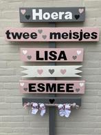 geboorte bord TWEELING, Ophalen of Verzenden, Nieuw, Geboortebord
