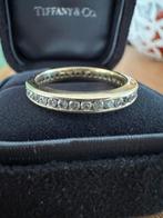 14krt gouden alliance ring bezet met diamanten 1.20ct, Ophalen, 18 tot 19, Zo goed als nieuw, Met edelsteen