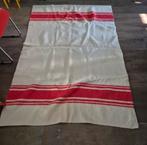 Vintage Aabe wollen Marine deken - 150x210 cm, Ophalen of Verzenden