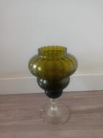 Groene glazen vaas, Antiek en Kunst, Antiek | Vazen, Ophalen of Verzenden