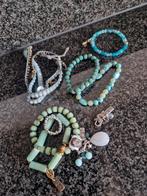 6 armbanden en 1 ring Fiva en Exoal, Sieraden, Tassen en Uiterlijk, Ophalen of Verzenden, Zo goed als nieuw, Zilver, Zilver