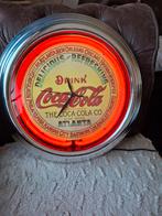 Coca cola klok,met neonlicht, Ophalen of Verzenden, Overige merken
