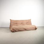 1x Ligne Roset Togo 3-zits Bank Bruin