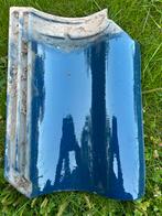Gebruikte KDN geglazuurde dakpannen blauw, Doe-het-zelf en Verbouw, Dakpannen en Dakbedekking, 10 tot 15 m², Steen of Klei, Blauw