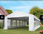 Verhuur witte partytent 8x4 huren, Tuin en Terras, Partytenten, Ophalen, Opvouwbaar, Partytent, Zo goed als nieuw