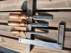 Nooitgedagt beitels en winkelhaak/schrijfhaak, Doe-het-zelf en Verbouw, Gereedschap | Handgereedschap, Ophalen of Verzenden, Zo goed als nieuw